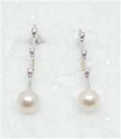 Boucles d'oreilles Recarlo Femme in Or Perla 0.6 Ct AB 819/B - AB 819/B